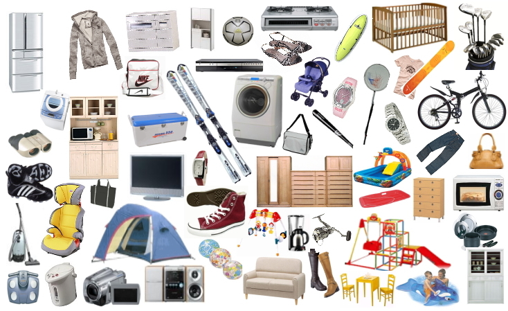 静岡で電化製品、家具、雑貨、アウトドア用品、ホビー用品などの高価買取り